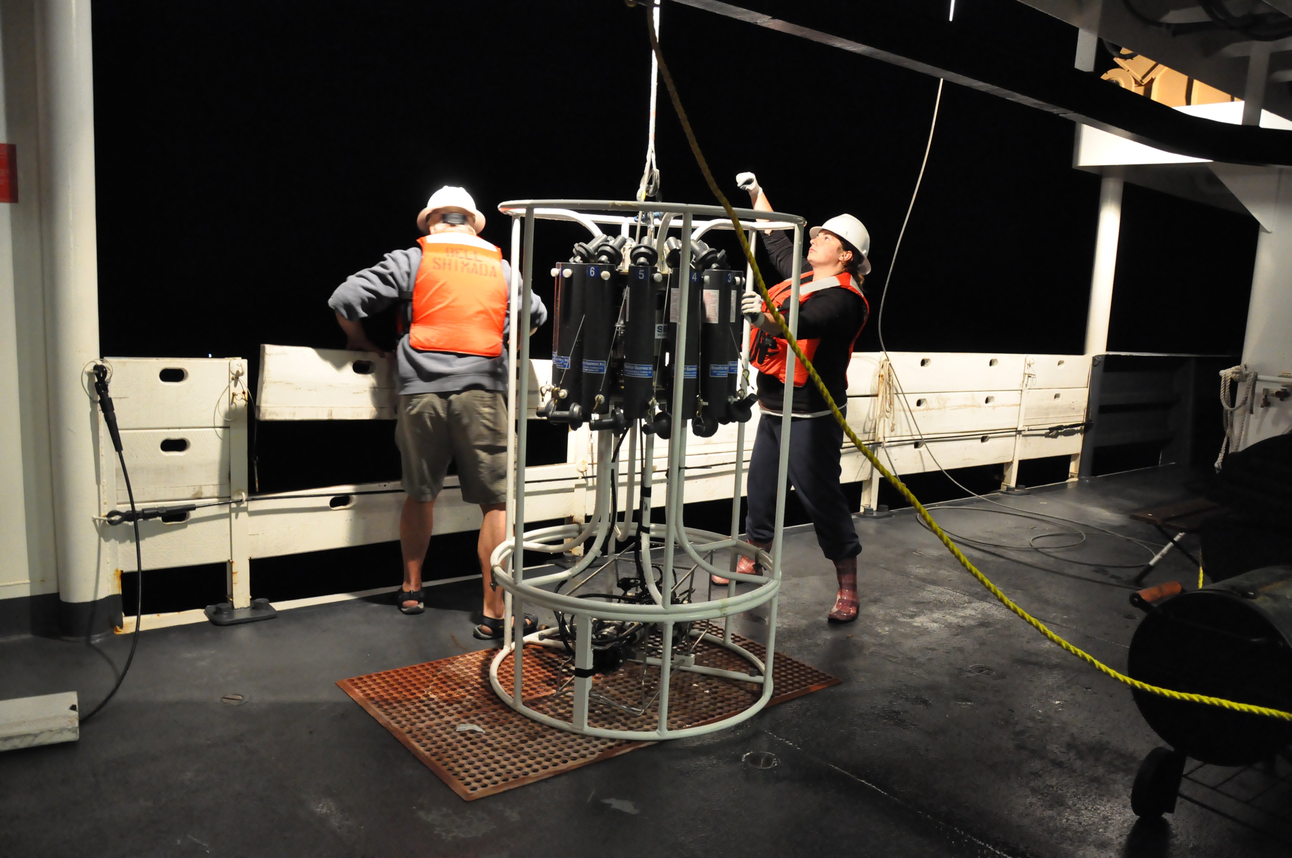 CTD operations off the BELL M