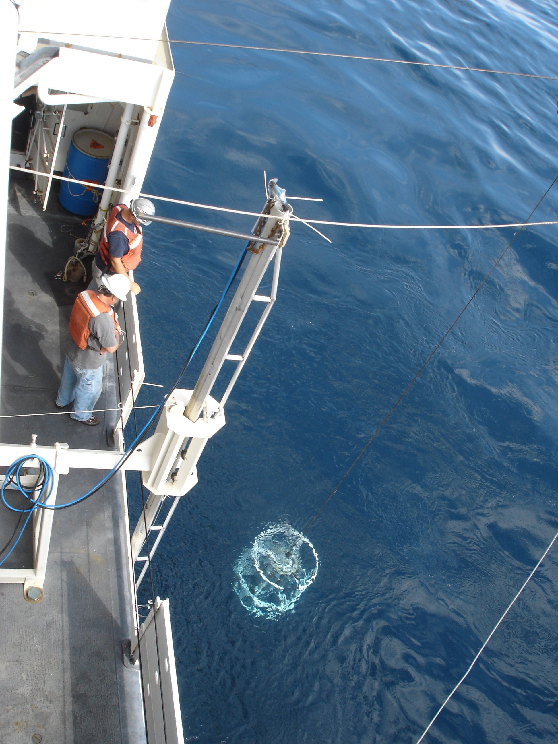 CTD operations on the HENRY BIGELOW
