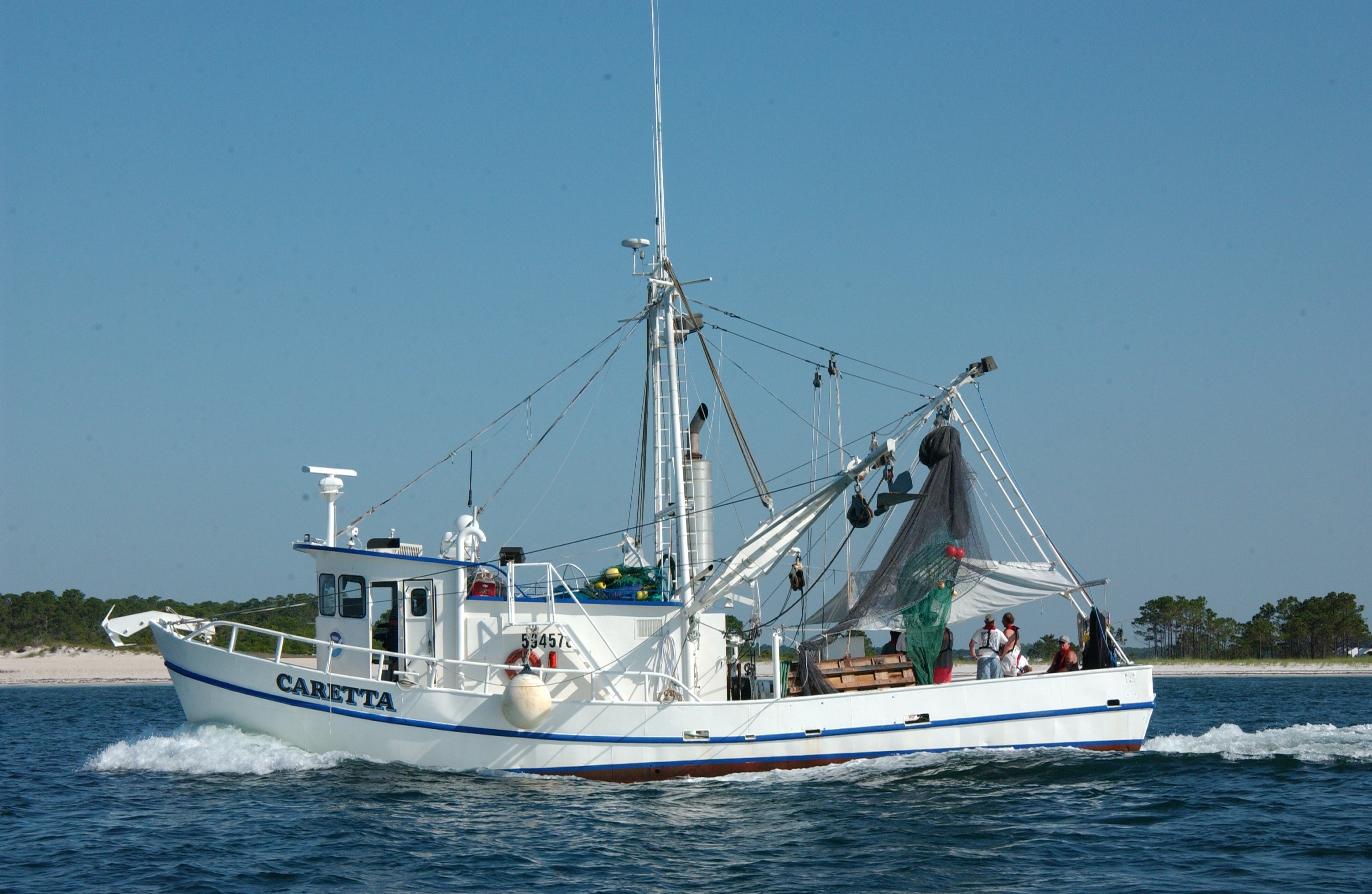 NOAA R/V Caretta cruising along the northern Gulf Coast