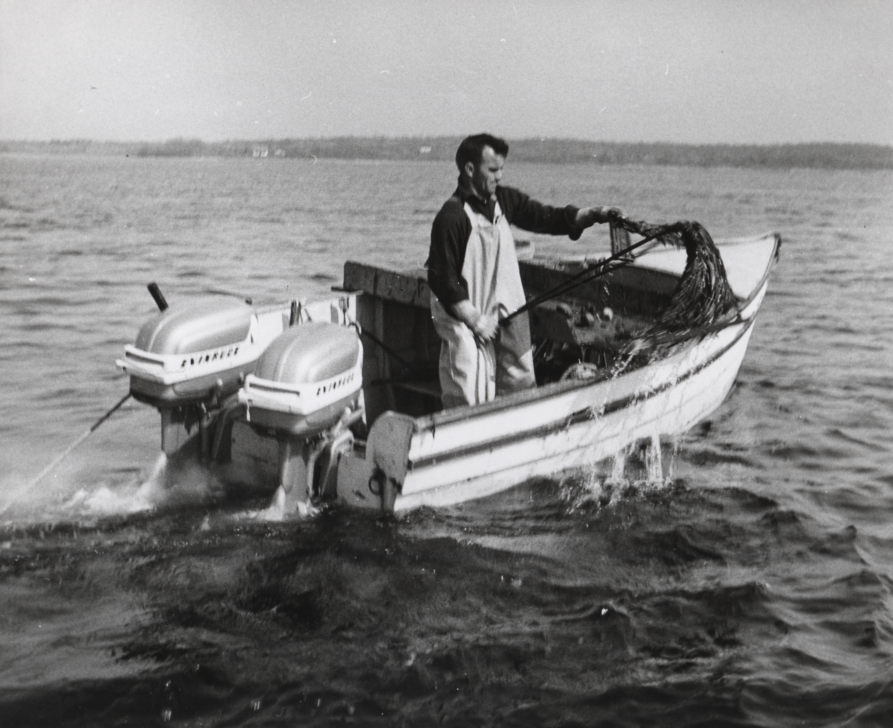 One-man scallop and clamming operation