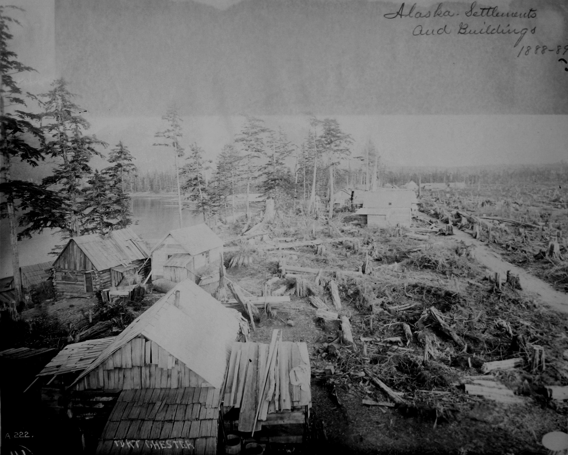 Port Chester, AK, settlements and buildings