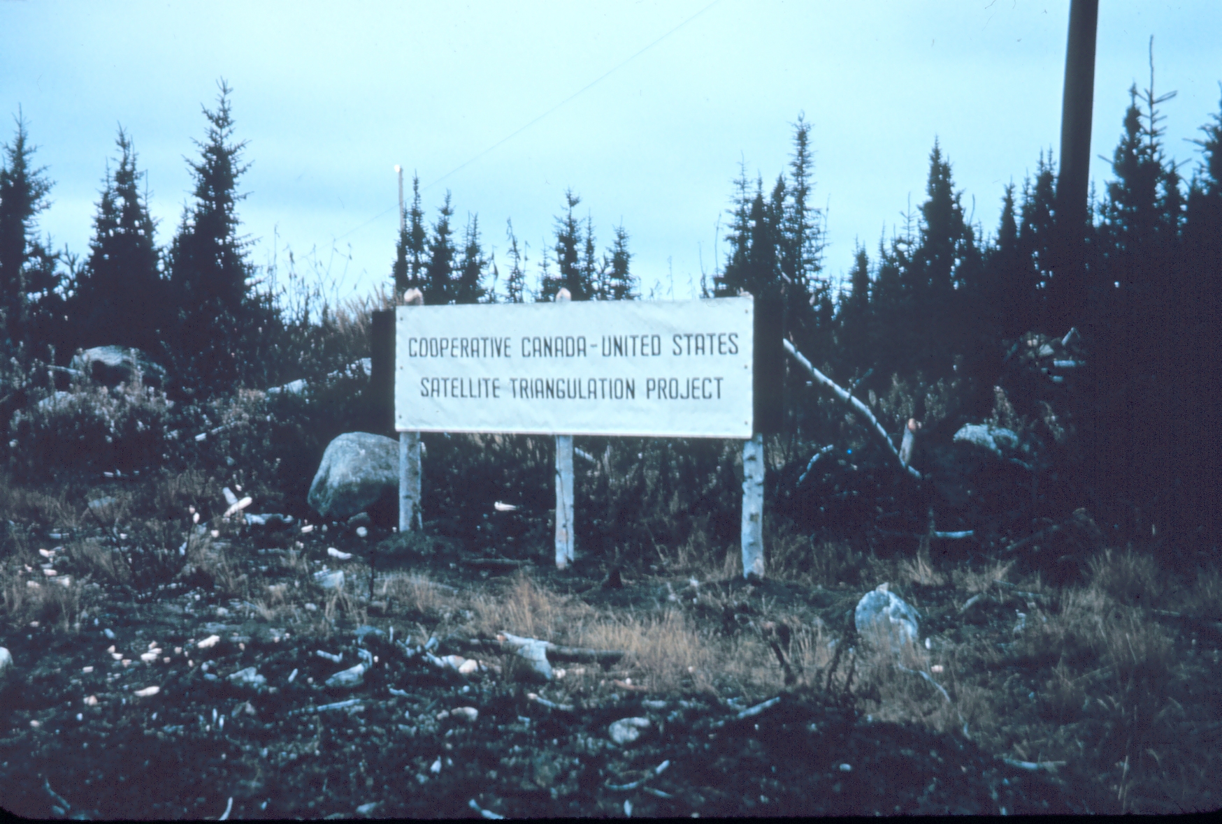 Station Number 107 - occupied successively from late 1964 to mid-1966