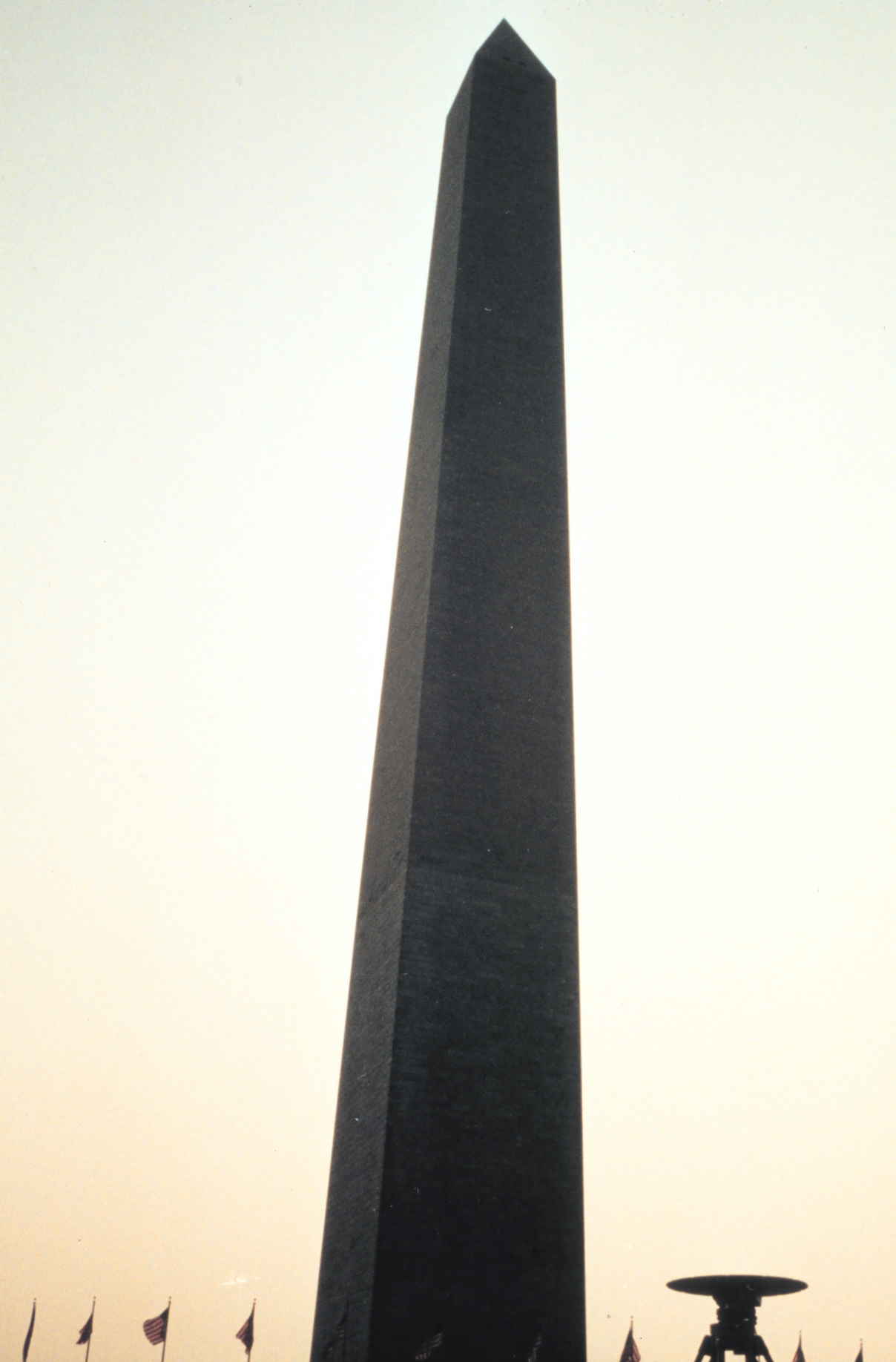 GPS antenna over Station Jefferson Pier with the Washington Monument in thebackground