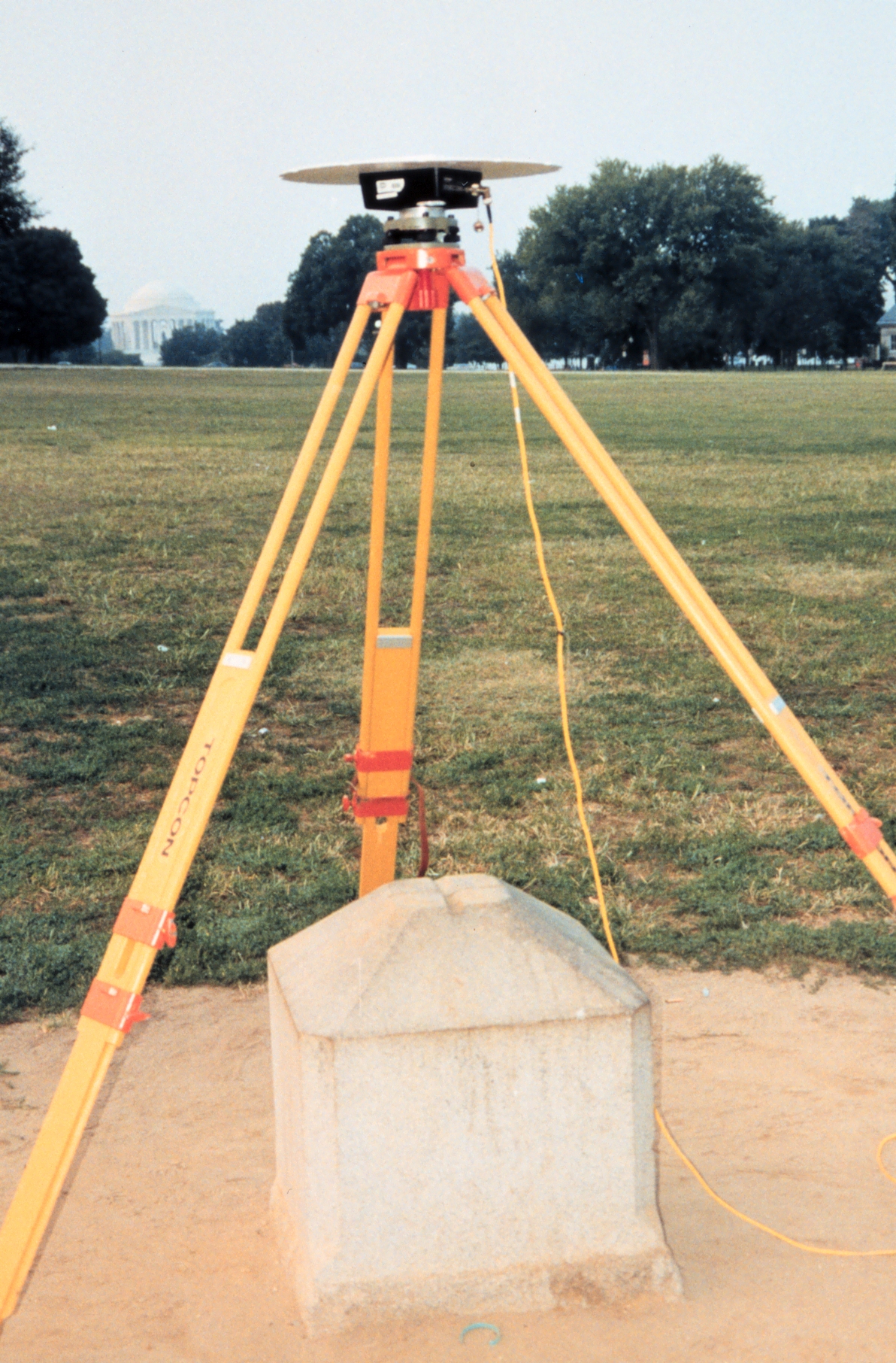 GPS antenna over Station Jefferson Pier