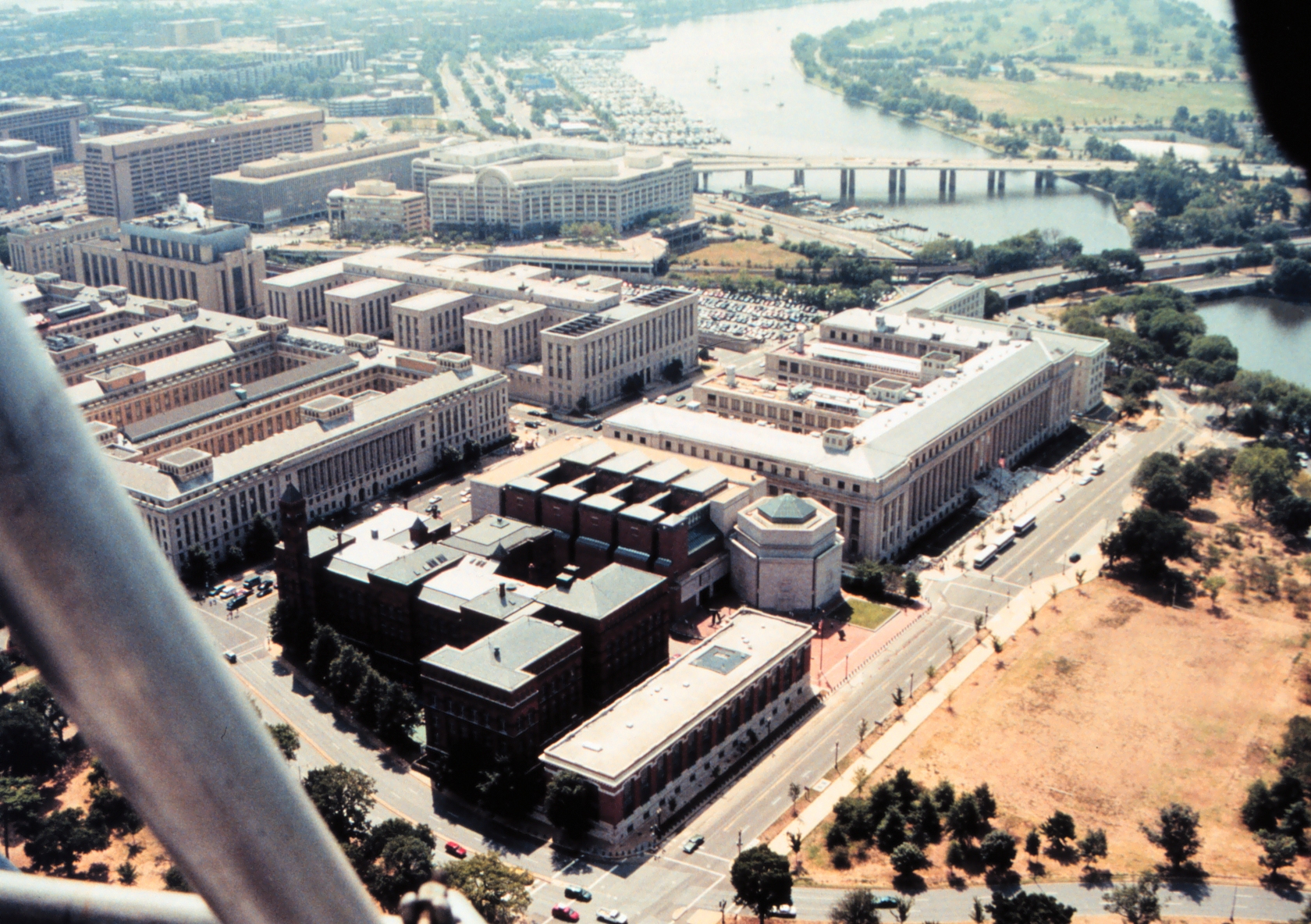 Looking SE from atop the Washington Monument