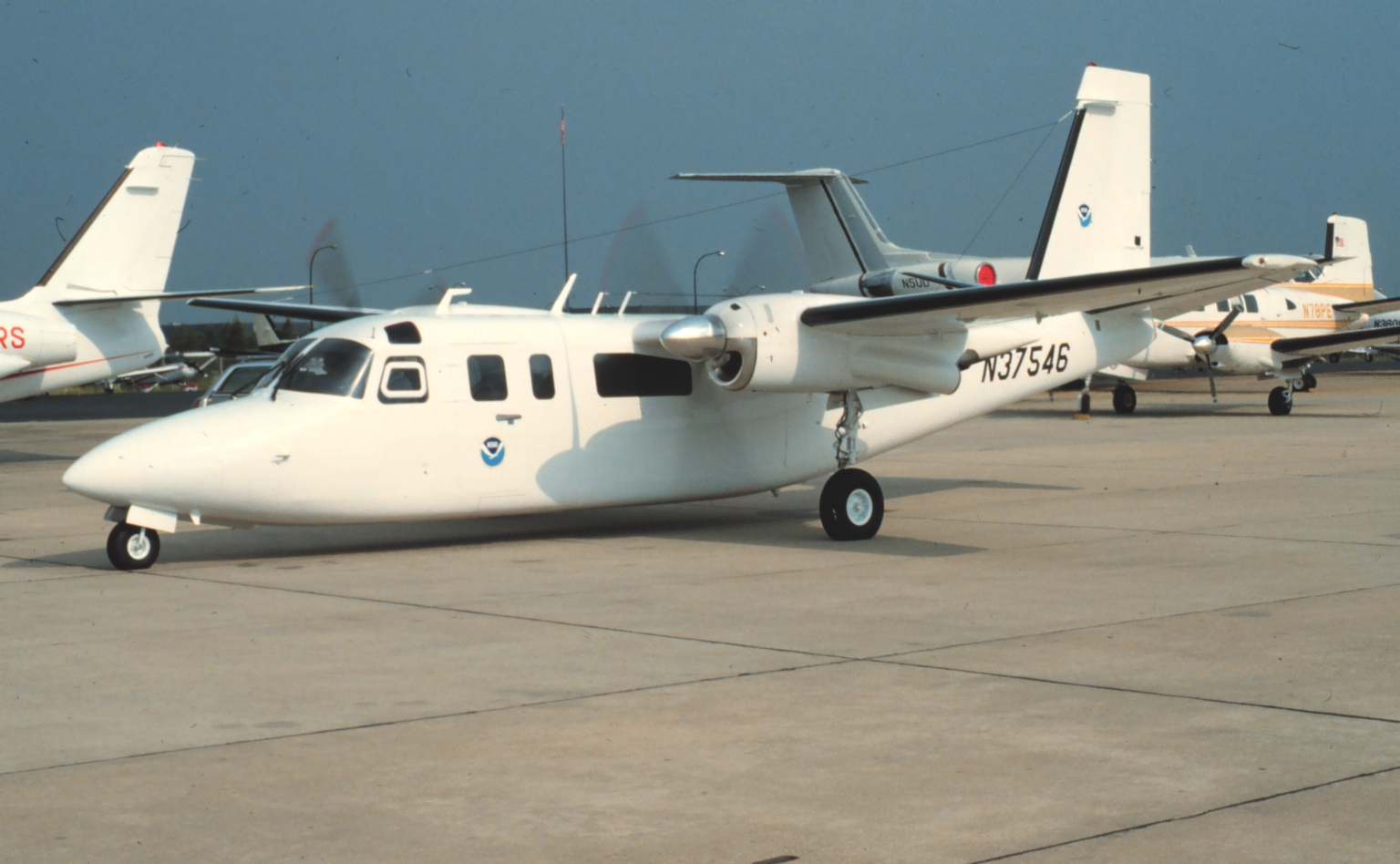 Rockwell turbo commander used for photogrammetry