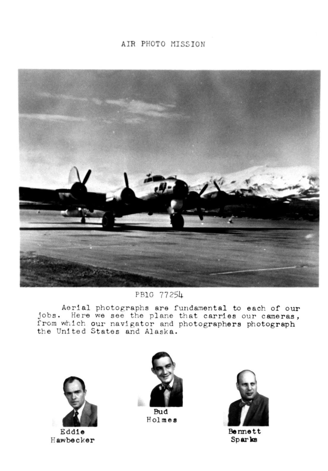 A Christmas card album highlighting the Photogrammetry Division of theCoast and Geodetic Survey in 1955