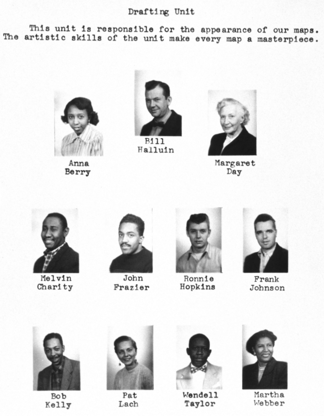 A Christmas card album highlighting the Photogrammetry Division of theCoast and Geodetic Survey in 1955