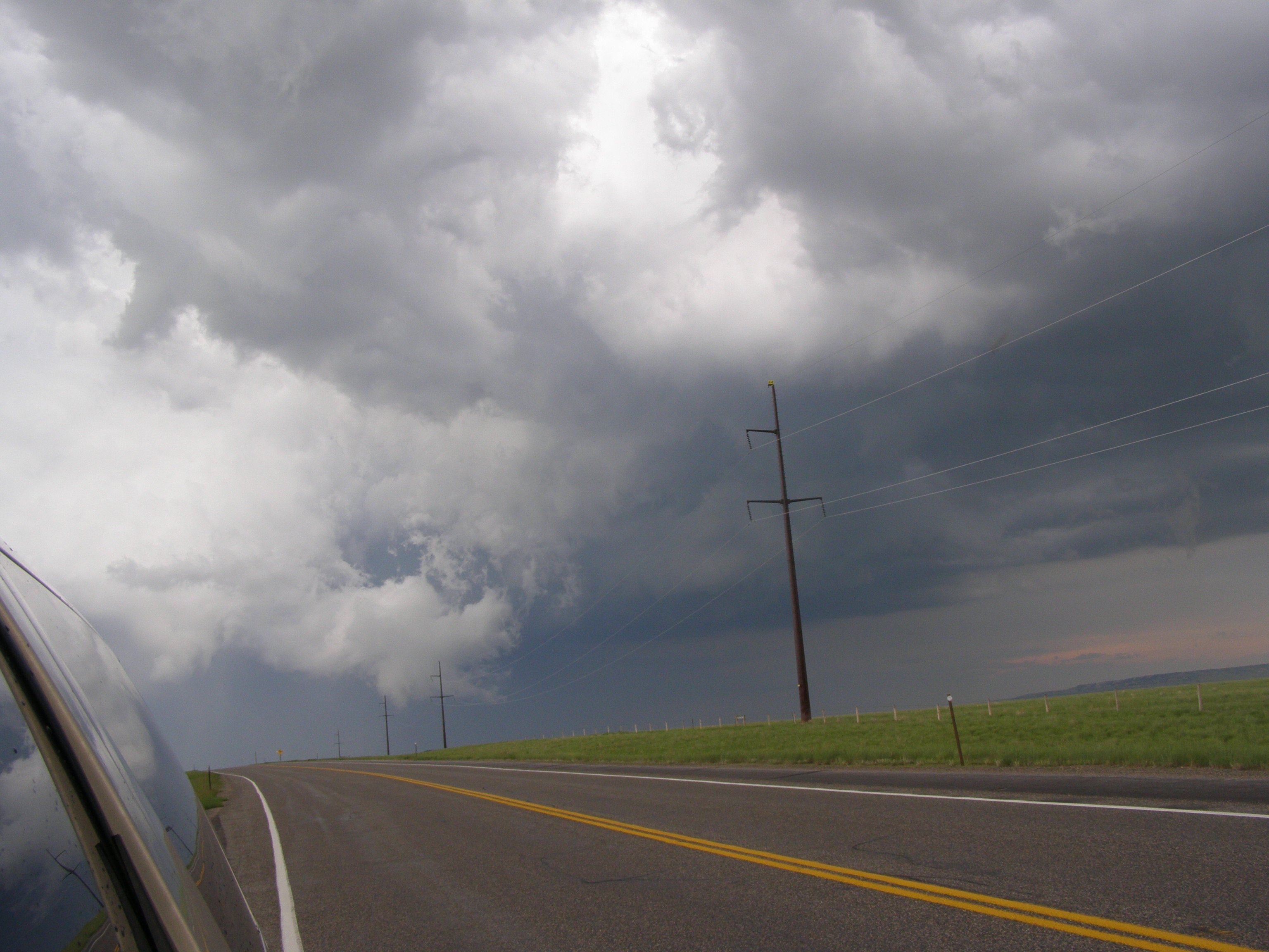 The tornado seen in the presvious images has now dissipated