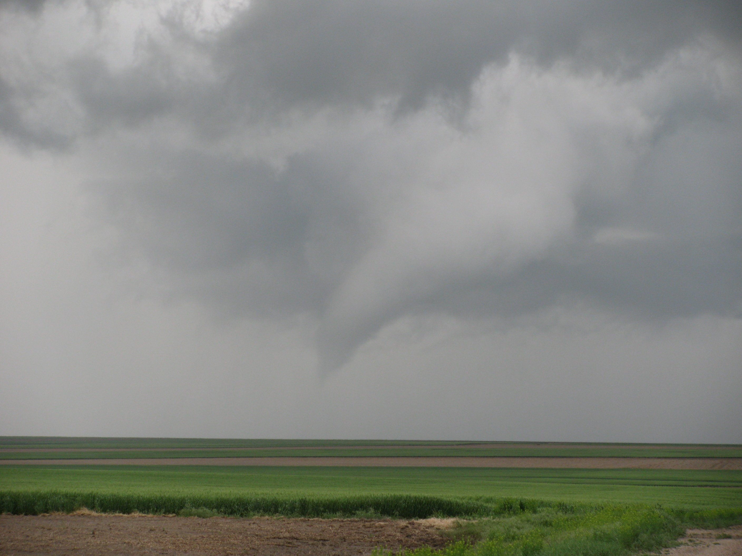 Funnel cloud near Tribune