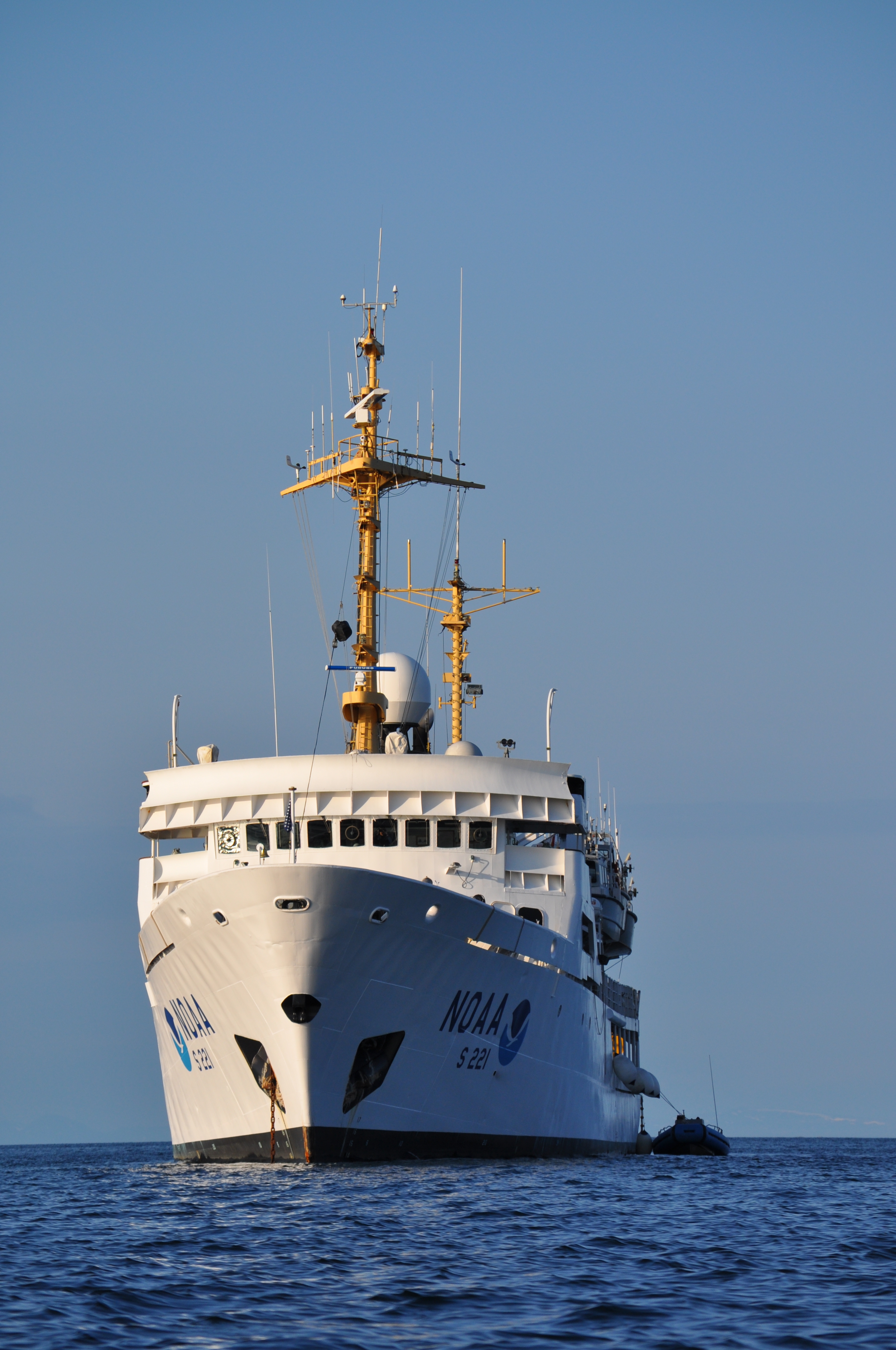 Bow view of NOAA Ship RAINIER