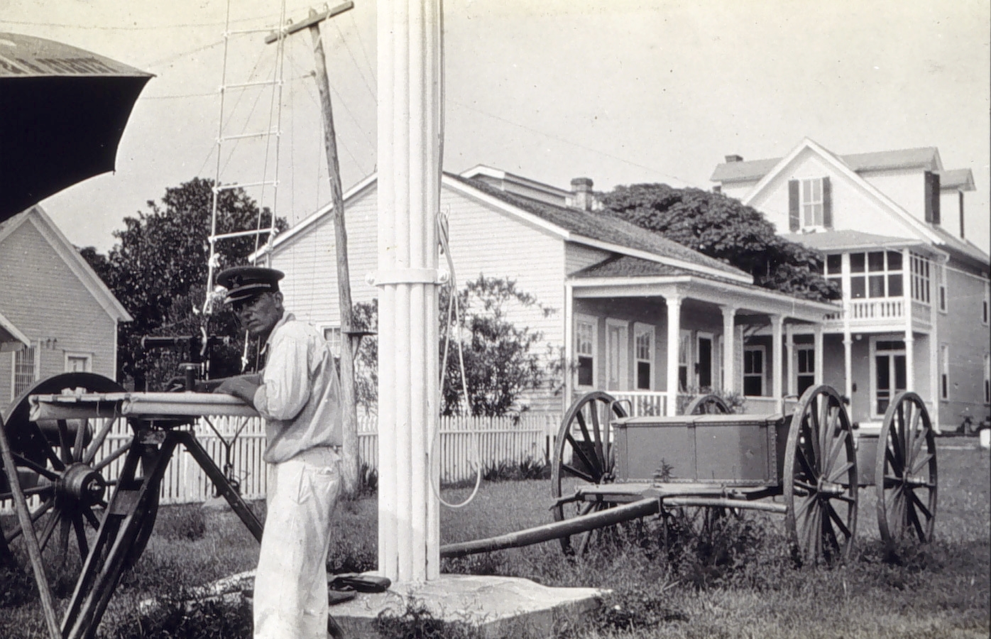 Carl Aslakson on plane table