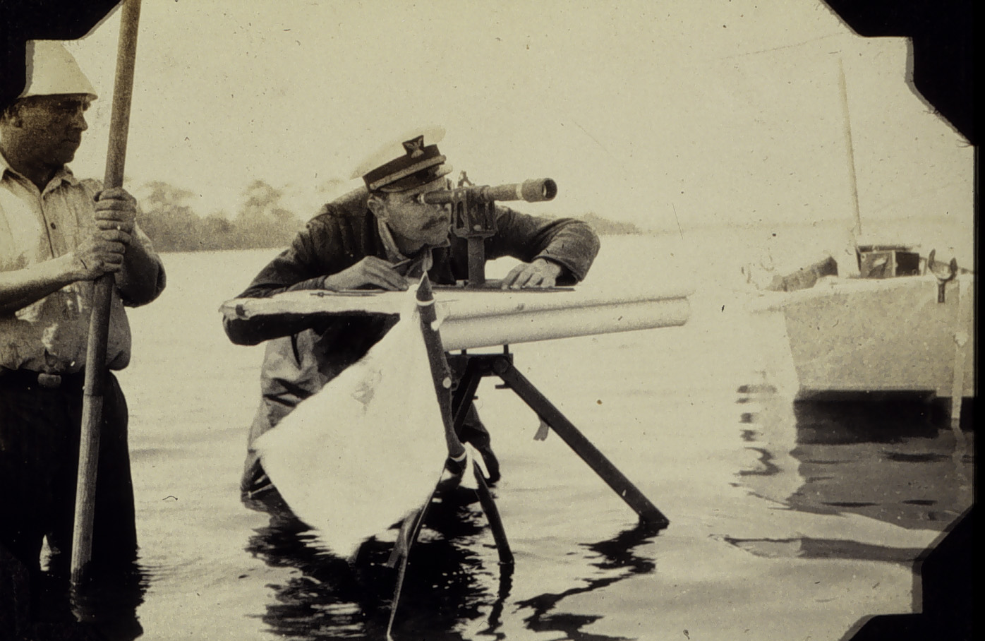 Paul Smith on the plane table