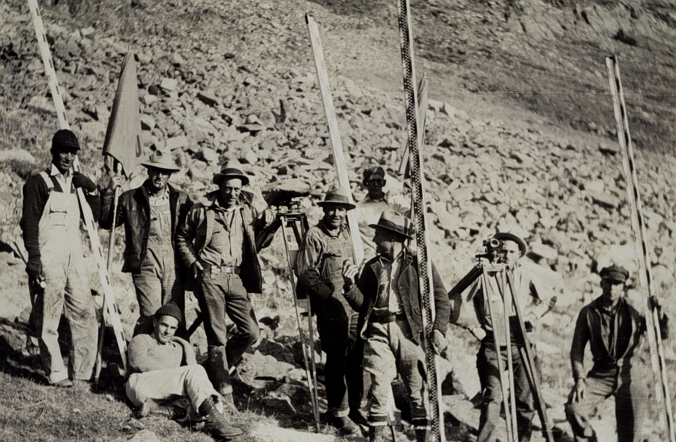 Level party at Whisky Pass, 12,800 feet