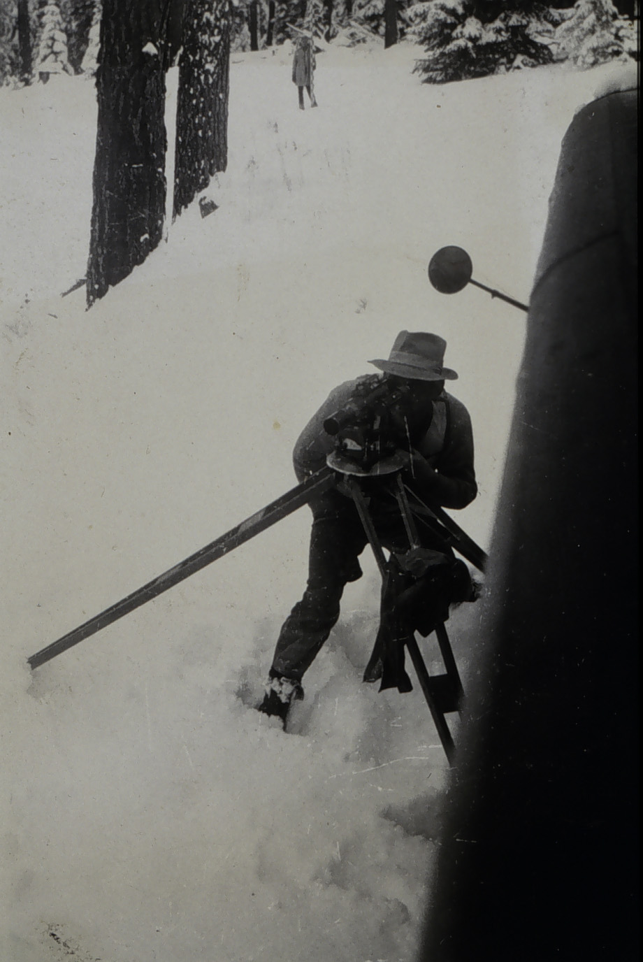 Leveling through the snow