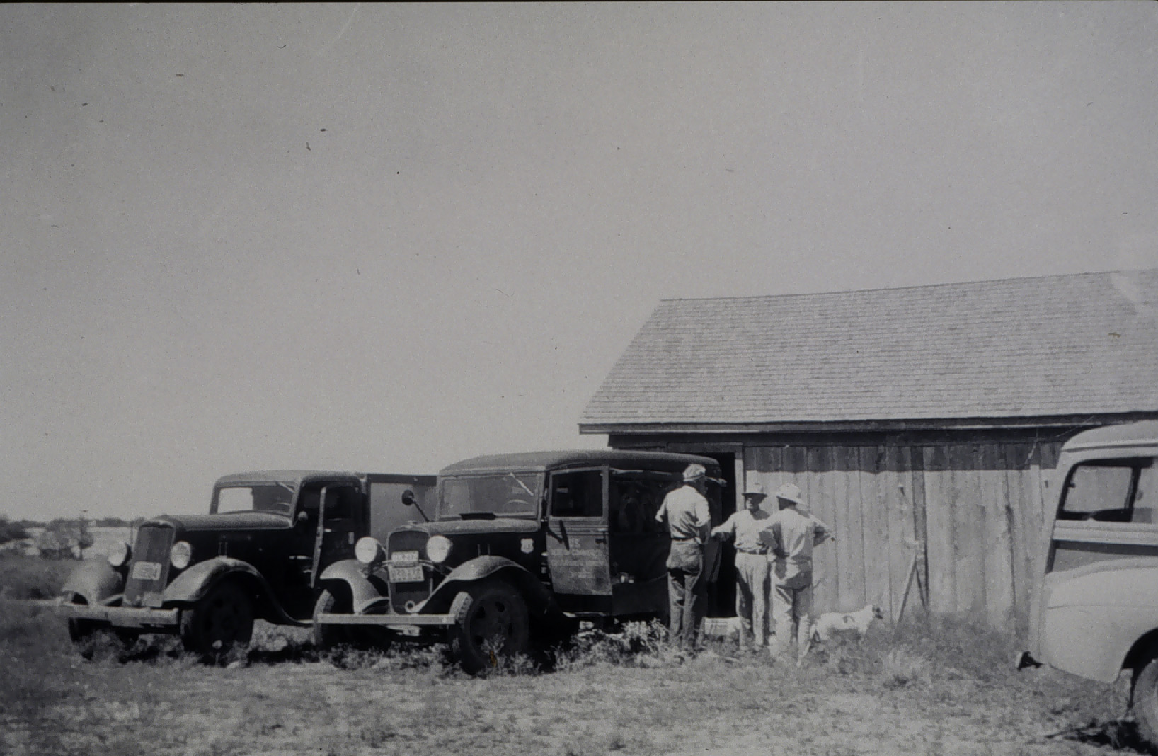 Government trucks at Abilene