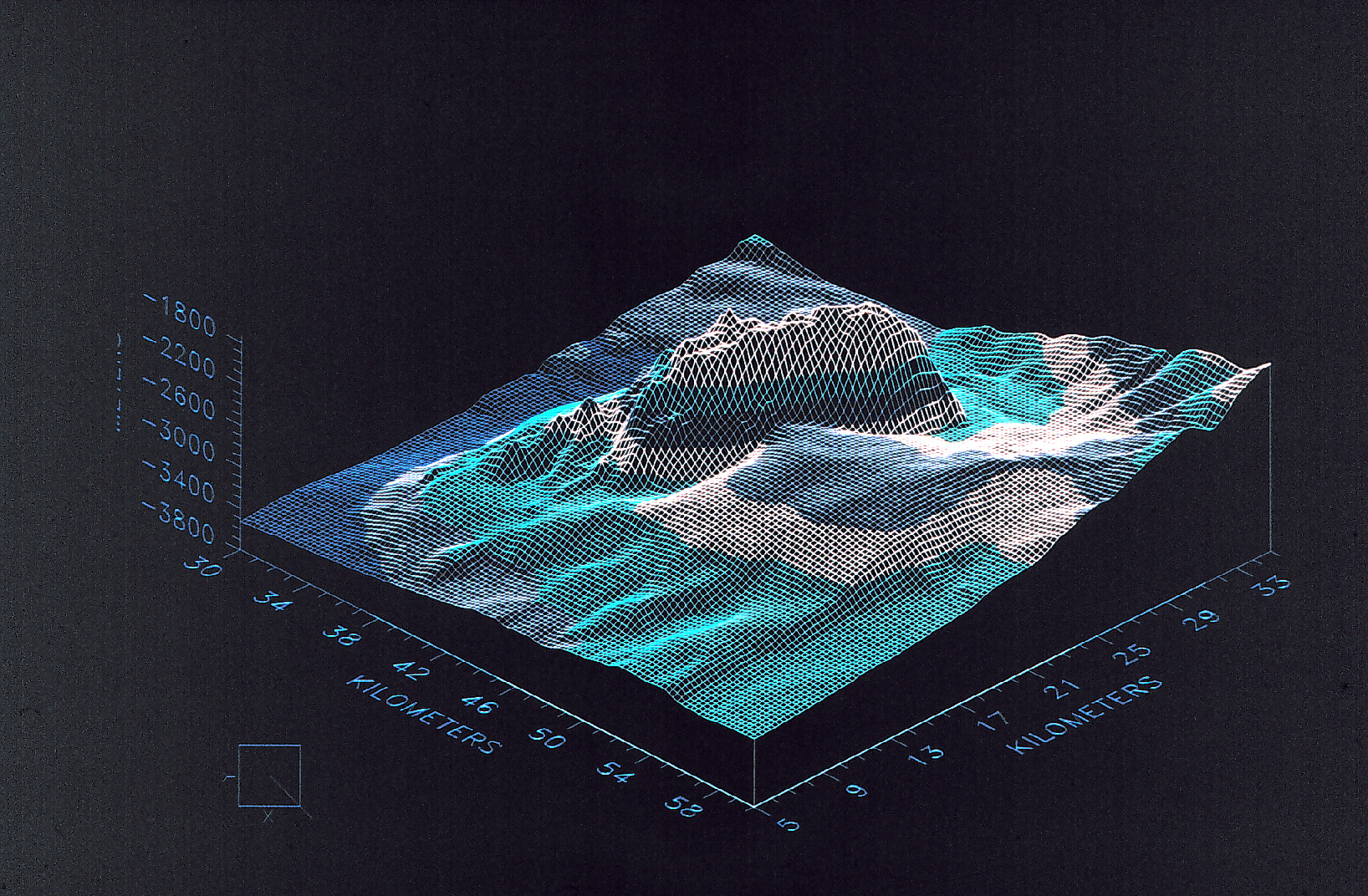 3-D image from NOAA Exclusive Economic Zone Mapping Project