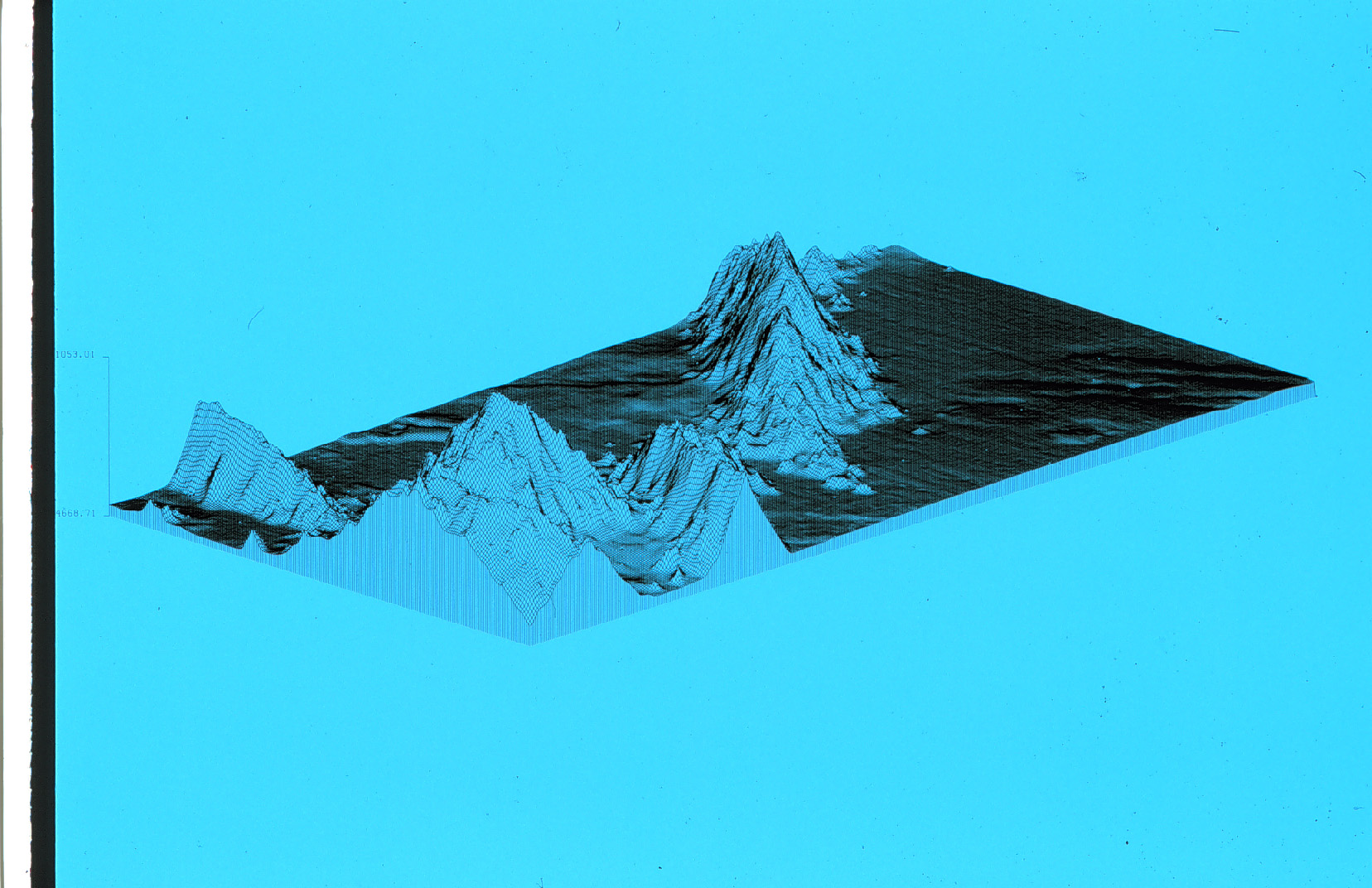 3-D image from NOAA Exclusive Economic Zone Mapping Project