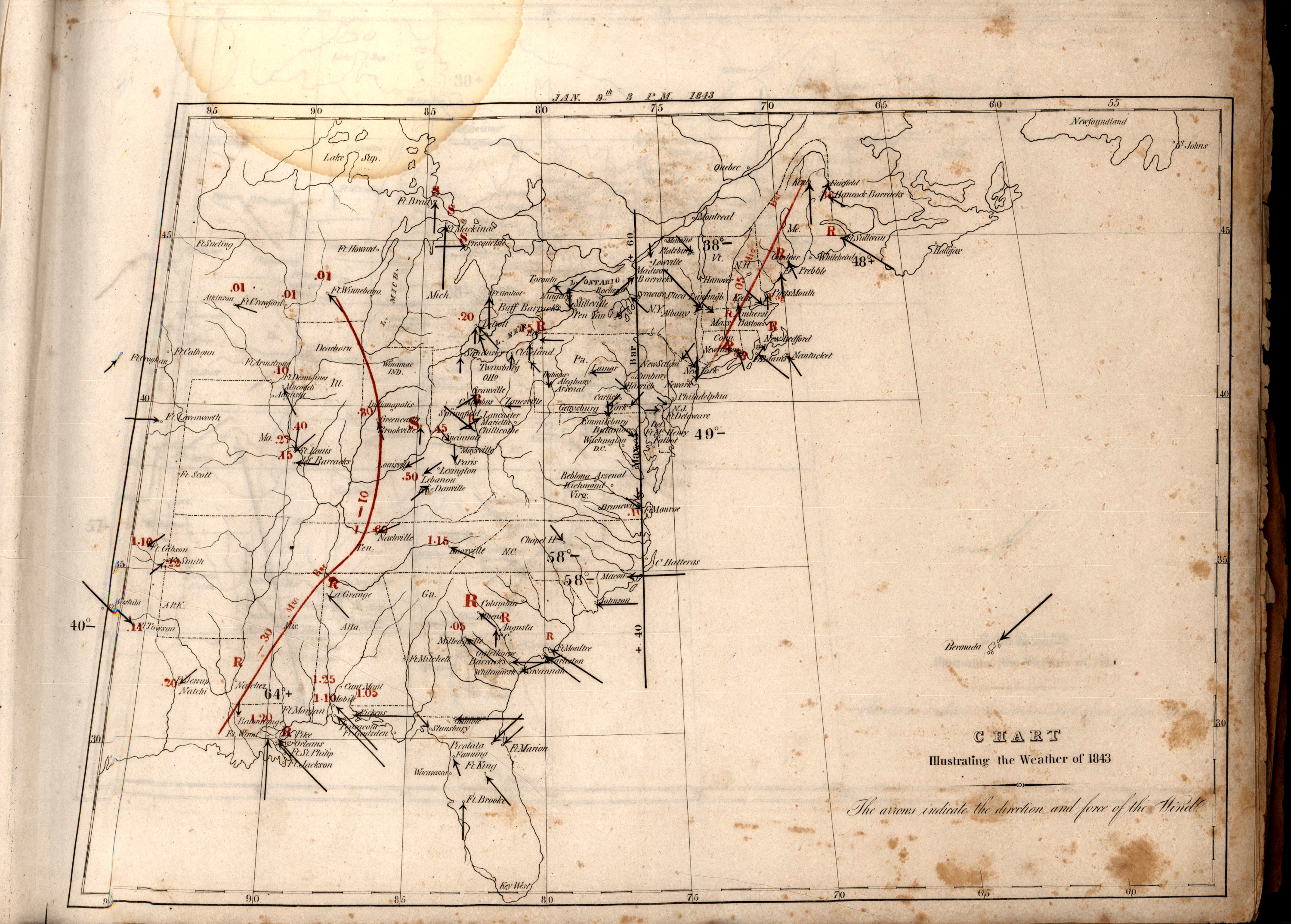 Oldest series of weather maps in the United States