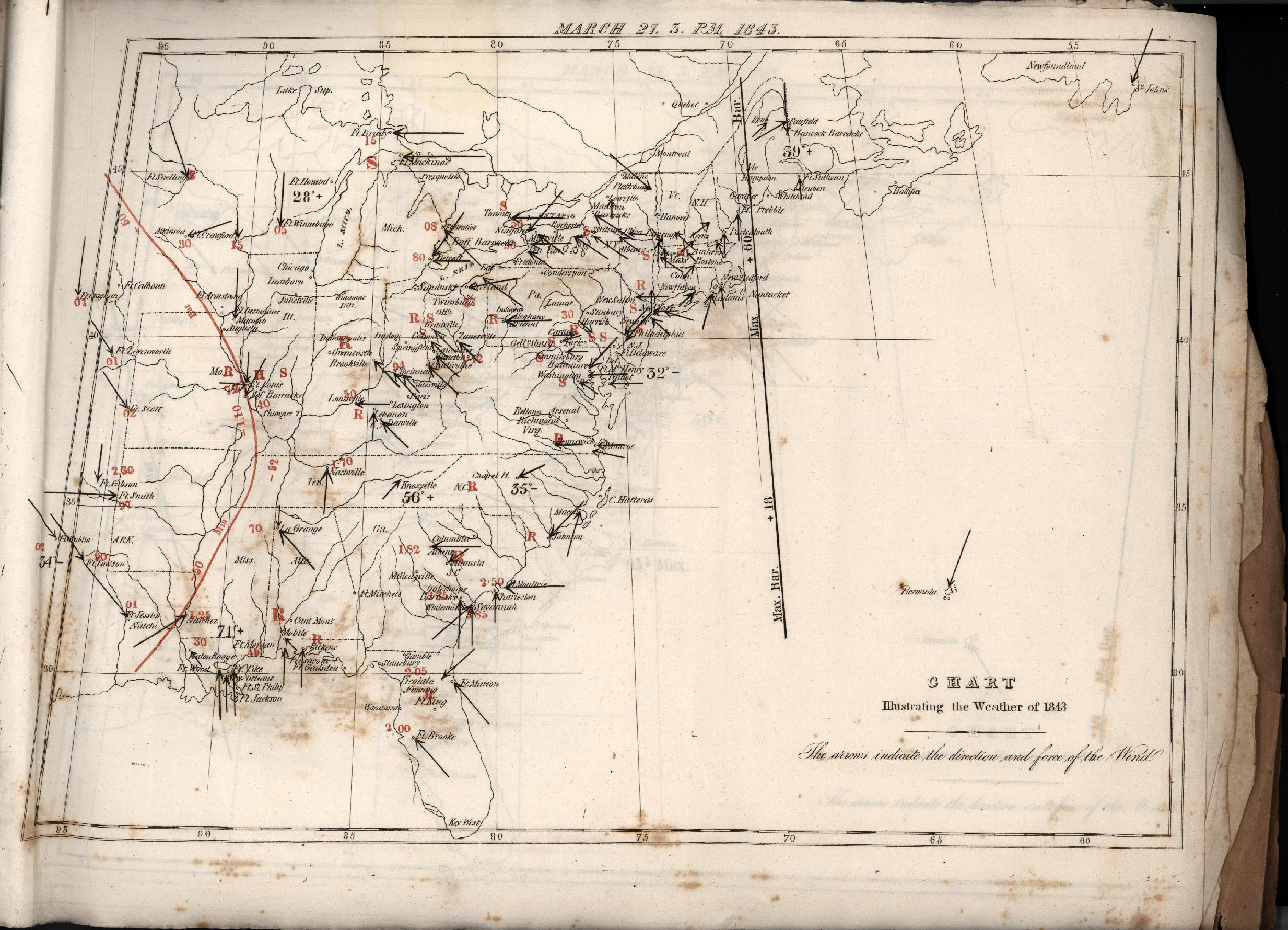 Oldest series of weather maps in the United States