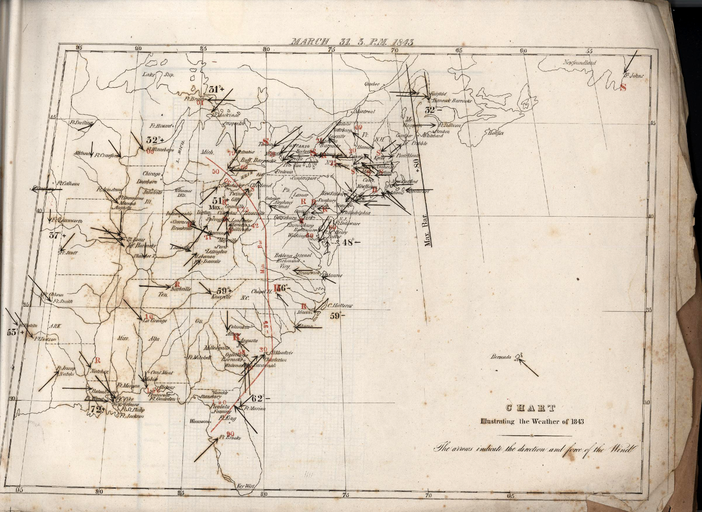 Oldest series of weather maps in the United States