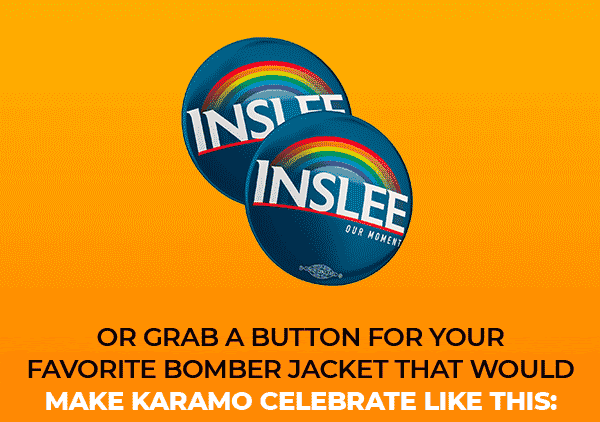 Or gran a button for your favorite bomber jacket