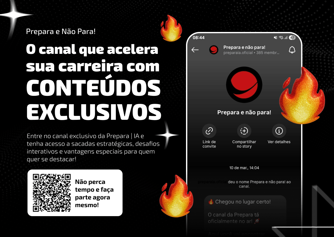 Tela de Login - Preara IA - Canal do Instagram