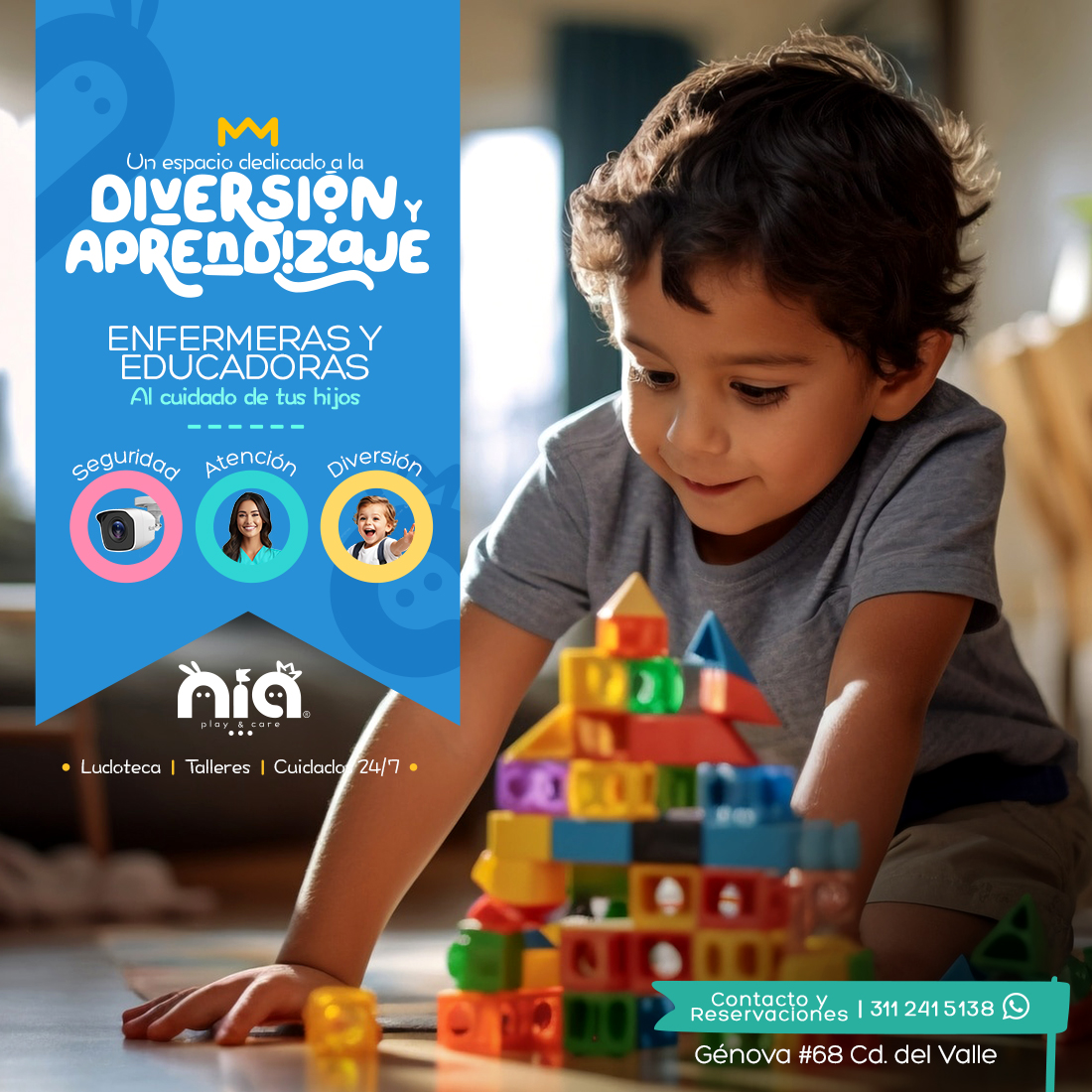 🌈✨ ¡En Nia Play and Care cuidamos lo que más amas! ✨🌈