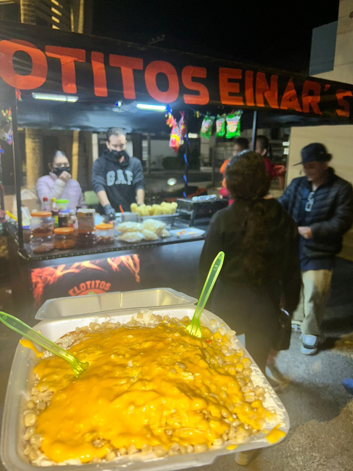 🌽 Elotes preparados en Tepic