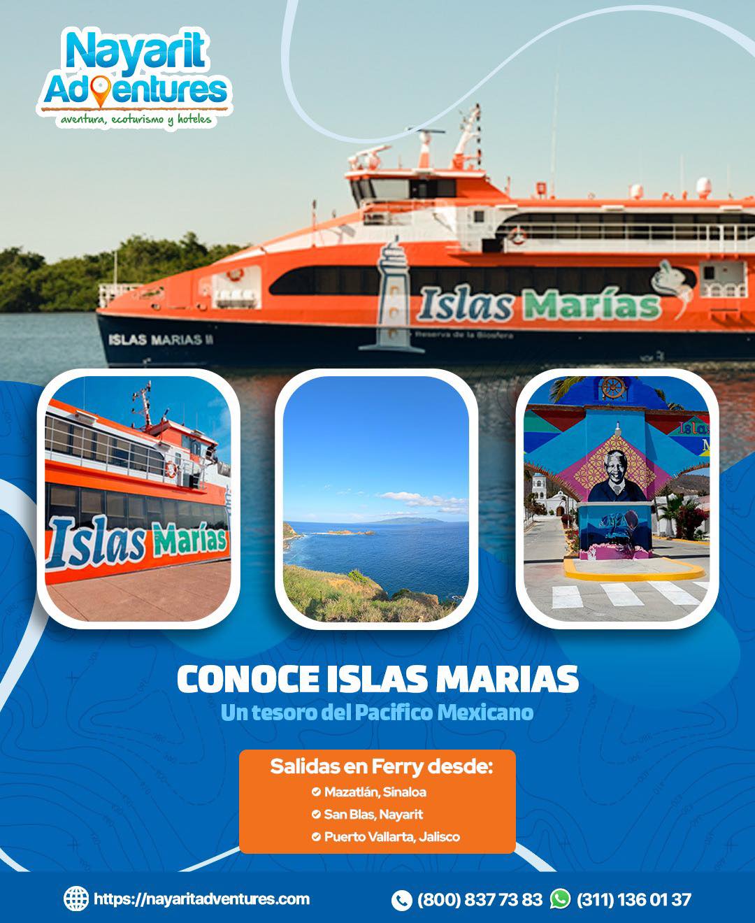 ¡Conoce las Islas Marías! Tesoro del Pacífico Mexicano