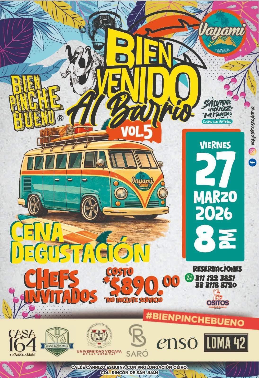 🔥 BIENVENIDO AL BARRIO VOL. 5 📍 Solo en VAYAMI TOSTADERÍA