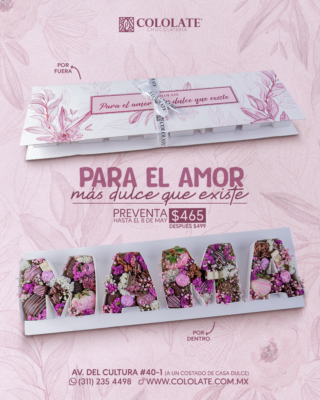 Fresas, trufas, brownies y más en nuestra 𝑪𝒂𝒋𝒂 𝑬𝒔𝒑𝒆𝒄𝒊𝒂𝒍 𝒑𝒂𝒓𝒂 𝑴𝒂𝒎á! 🍓🍫