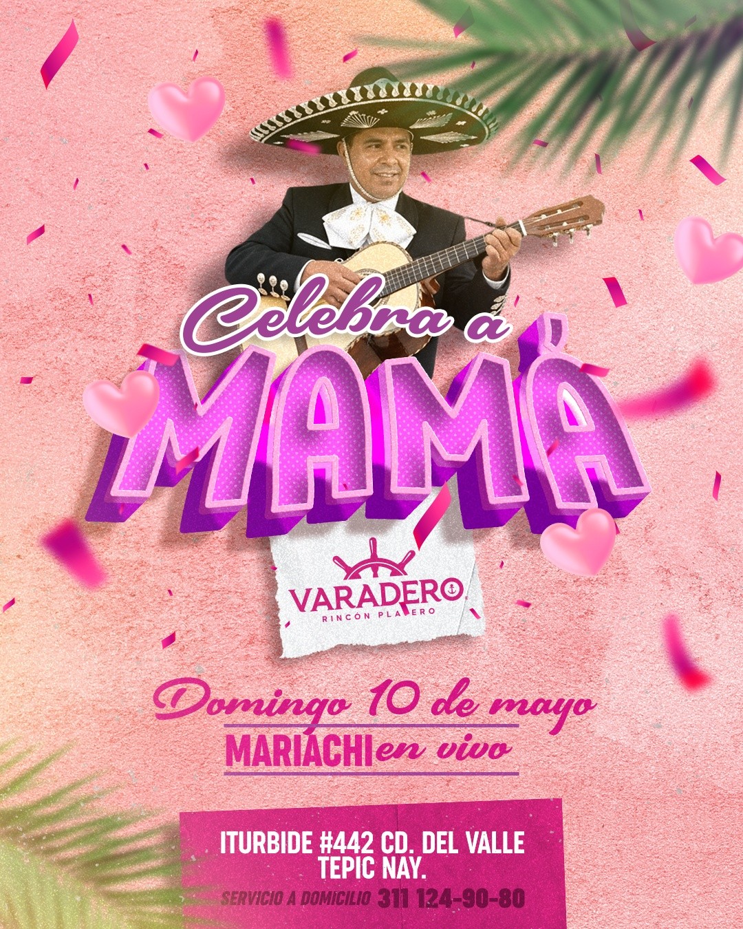 Festeja este Día de las Madres con música y unos ricos mariscos 🎶🍤