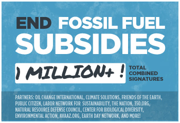 End Fossil Fuel Subsidies: Sign the Petition