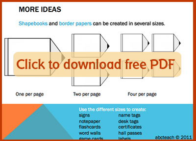 Shapebook Tips PDF
