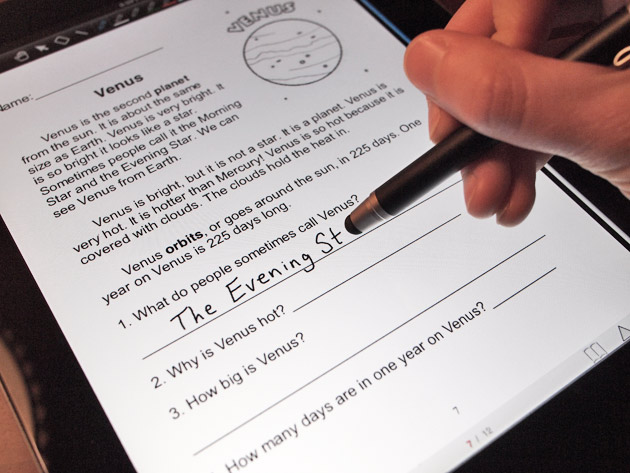 Writing with Stylus