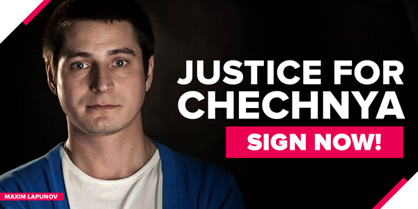 Justice for Chechnya. SIGN NOW