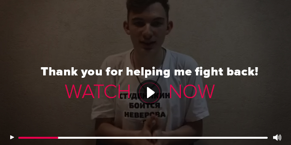 Thank you for helping me fight back! Watch now