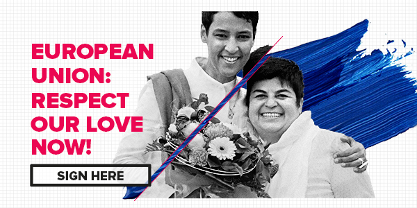 European Union: respect our love now!