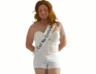 Photo of a Caitlyn Jenner costume worn by a cis-gendered man