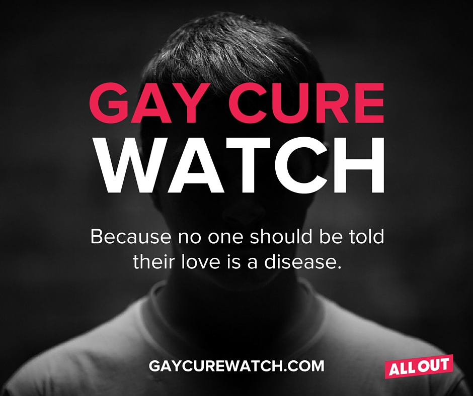 Spread the word about the Gay Cure Watch today