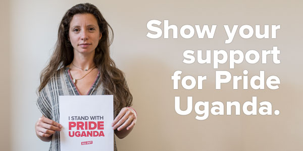 Show your support for Pride Uganda.