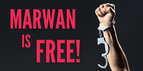 Marwan’s sentence was reduced and now he is free.