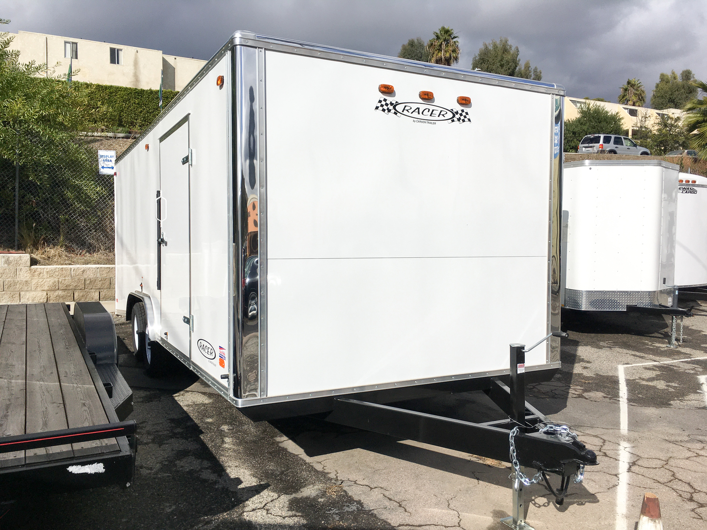 Buy 2021 Carson 8.5x20 Racer Cargo Trailer Oceanside, CA Conover Tires Wheels and Service