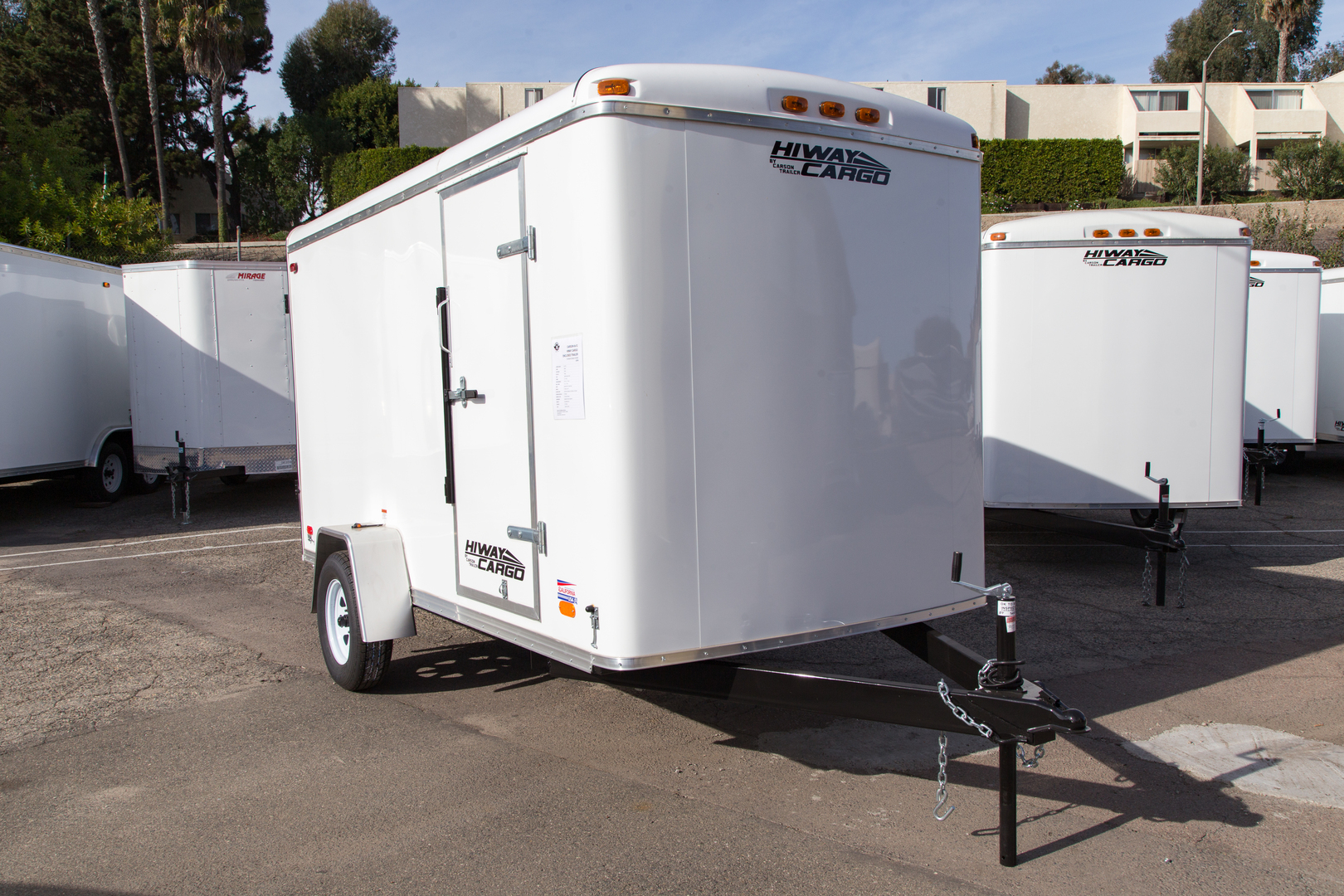 Buy 2023 Carson 6x12 Hiway Cargo Enclosed Traile Oceanside, CA Conover Tires Wheels and Service