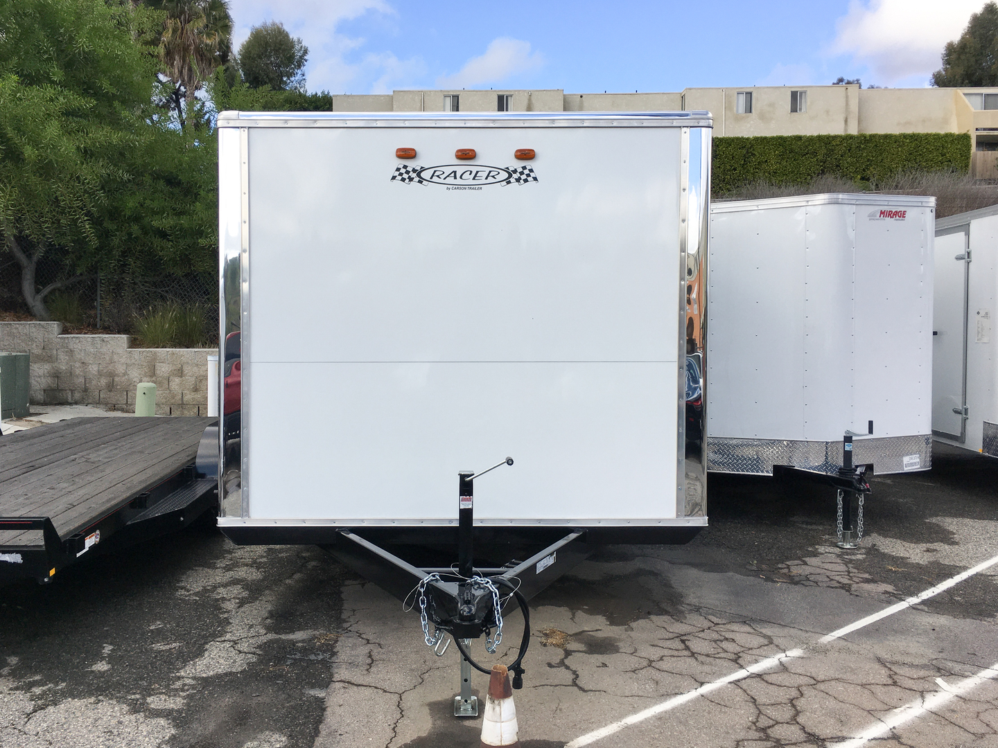 Buy 2021 Carson 8.5x20 Racer Cargo Trailer Oceanside, CA Conover Tires Wheels and Service