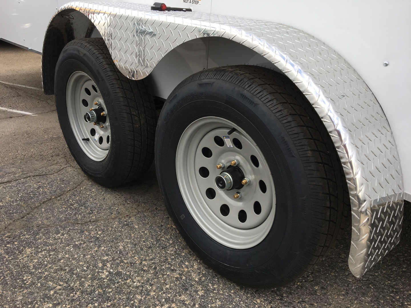 Buy 2018 Mirage 7X16 Tandem Enclosed Trailer Oceanside, CA Conover Tires Wheels and Service