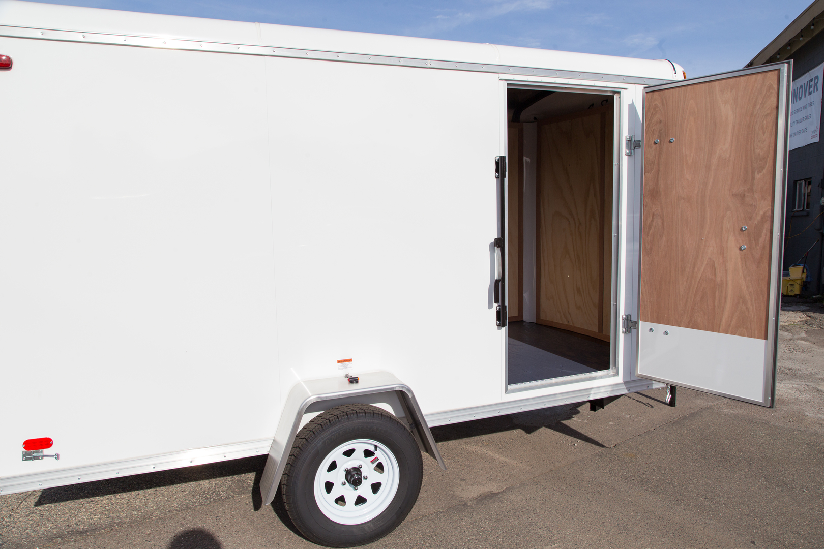 Buy 2023 Carson 6x12 Hiway Cargo Enclosed Traile Oceanside, CA Conover Tires Wheels and Service