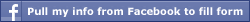 Auto-fill form with Facebook