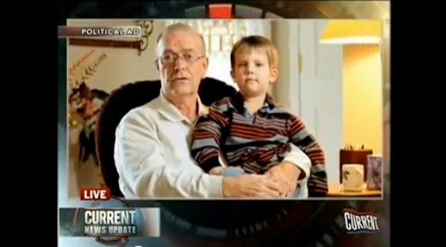 Current TV covers "Rodney" ad.